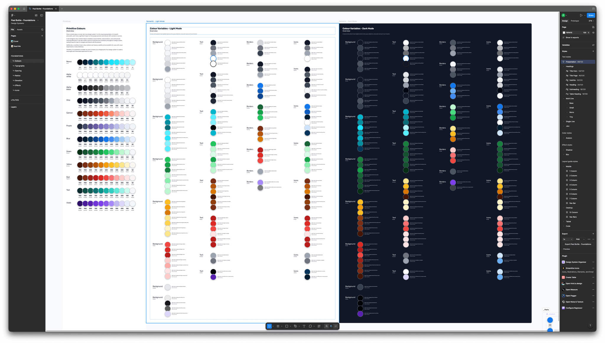 Personal Design System - Foundations